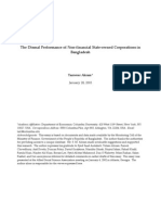 The Dismal Performance of Non-Financial State-Owned Corporations in Bangladesh