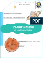 PLANIFICACIÓN-"El Sistema Solar"