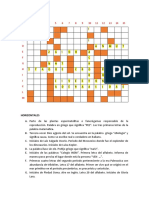 Crucigrama Evaluación Eras Geológicas