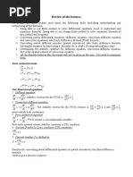 Review of The Lectures: Euler Method Formula