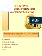 Accounting For Decision Making