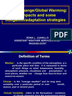 Climate Change/Global Warming: Its Impacts and Some Mitigation/adaptation Strategies