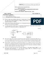 Analog Electronic Circuits (ECE - 2101) RCS