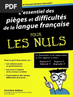 Essentiel Des Pièges Et Difficultés FrenchPDF