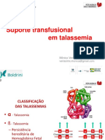 Suporte Transfusional em Talassemia