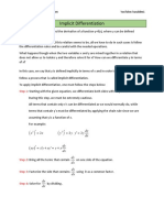 Implicit Differentiation