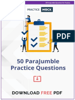 50 ParaJumble Practice Questions Download Free PDF Compressed