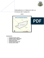 Desarrollo Del Planeamiento Urbano - Carquin