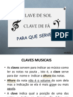 3º 4º-Para Que Servem As Claves