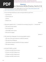 Electronics MCQs Practice Test 8