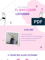 Toefl Bootcamp: Listening