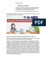 EL DERECHO AL SUFRAGIO - 4to - DPCC