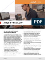 Avaya IP Phone J189: Give Your Power Users Enhanced Communications Capabilities