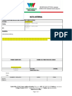 Plantilla Nota Interna 2016