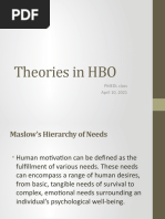 Theories in HBO: PMEDL Class April 10, 2021