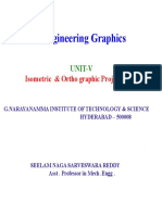 Unit-5 Isometric & Orthographic Projections