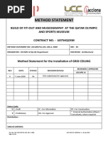 MS-89 Method Statement Grid Ceiling