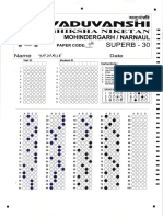 Yadurise Class IX 2019 Olympiad Answer Key