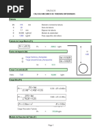 Cálculo Mecánico Tuberia Alcantarillado