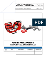 Plan de Preparacion y Respuesta A Emergencias