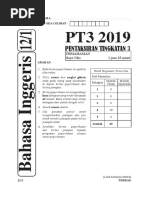 Pentaksiran Tingkatan 3: Pemahaman Sept./Okt. 1 Jam 15 Minit