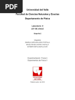 Experimentación Física II Laboratorio 09 Ley de Joule Informe