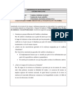 Cuestionario Origen de La Violencia en Colombia