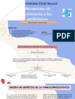 Mecanismo de Resistencia A Los Antibióticos