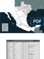 Mapa Ferromex Terminales Carruseles Red