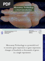 Microarray Technology - A Brief Introduction - : Markus Panhuysen