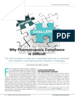 MJH Life Sciences Not For Distribution: Why Pharmacopoeia Compliance Is Difficult