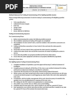 Sprinkler System Testing-Commissioning Method Statement