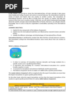 International Flow of Funds: Learning Objectives