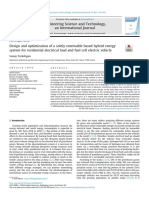 2021-Design and Optimization of A Solely Renewable Based Hybrid Energysystem For Residential Electrical Load and Fuel Cell Electric Vehicle