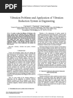 Vibration Problems and Application of Vibration Reduction System in Engineering