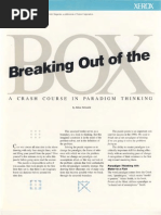 Breaking Out of The Box - A Crash Course in Paradigm Thinking With Werner Erhard