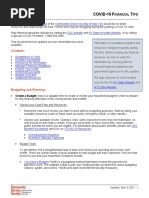 COVID-19 Financial Tips April 2021