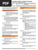 Lesson 1 Introduction History Subfields of Public Health