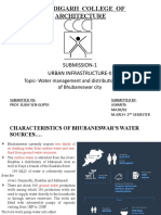 Water Distrubition of Bhubaneshwar City