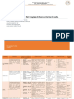 Cuadro Comparativo - Estrategias de La Enseñanza Situada.