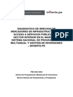 Diagnostico de Brechas de Indicadores de Infraestructura