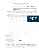 Examen de Medio Curso de Mecánica de Fluidos I-Civil - Solucionario