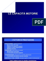 Le Capacità Motorie