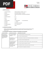 Programa Analitico Aprobado U.D. Técnicas para Mediciones y Levantamiento de Información Ciclo - I