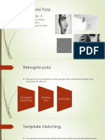 Presentasi Pattern Recognisi (Template Matching, Feature Analisys Dan Protopype)