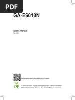 GA-E6010N: User's Manual