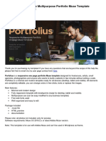 Portfolius - Responsive Multipurpose Portfolio Muse Template