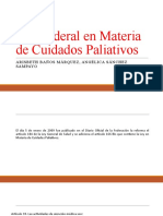 Ley Federal en Materia de Cuidados Paliativos