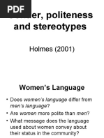 Language and Gender