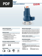 Ficha Tecnica - Bomba Pedrollo VXC - 50HZ